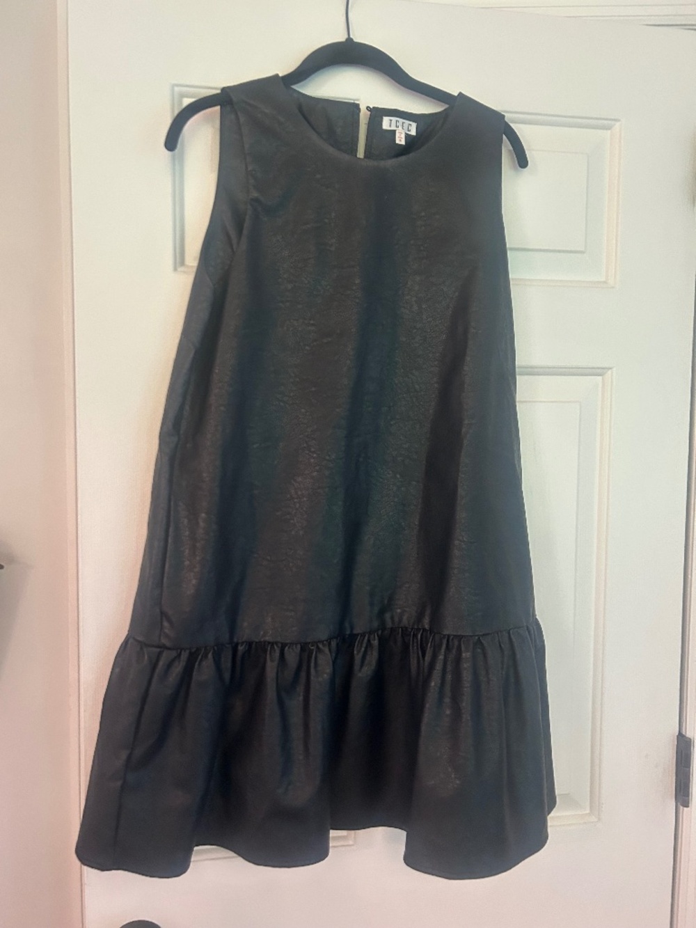 TCEC faux leather dress